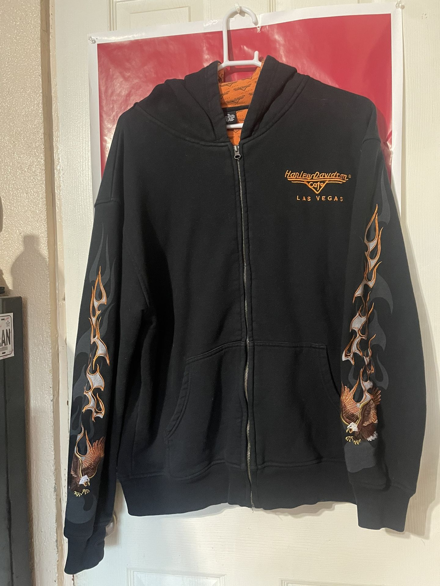 harley davidson zip up
