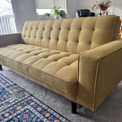 Yellow Futon Couch