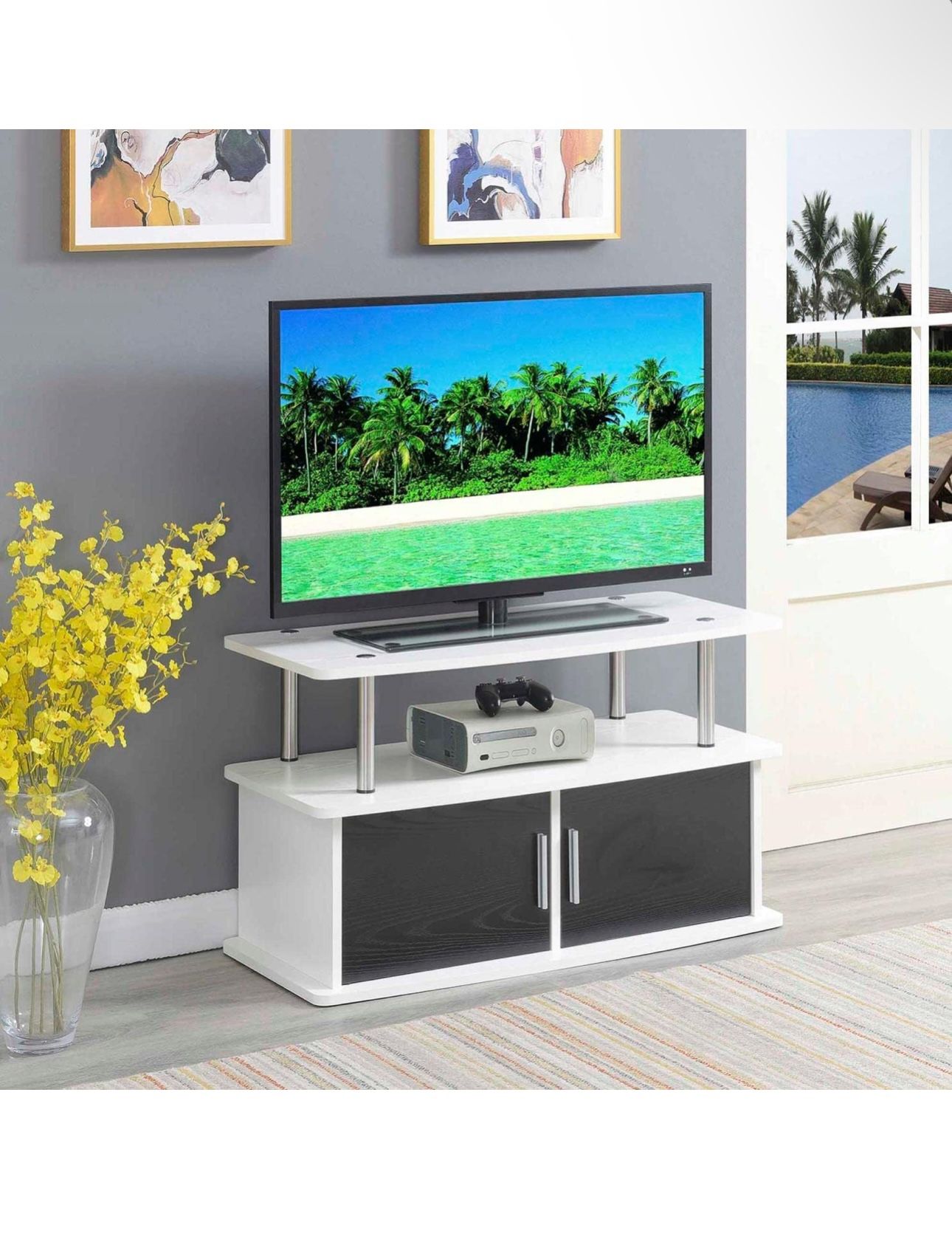 TV Console w/two Side Tables - $100 OBO. Location: Glen Burnie