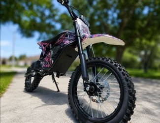 Powerful 60v 30ah 4000W Electric Motorcycle Rtr Dual Suspension 50mph Off-road Electric Dirt Bike for Adult
