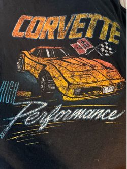GM Chevy Corvette Vintage T-Shirt -Sz XL