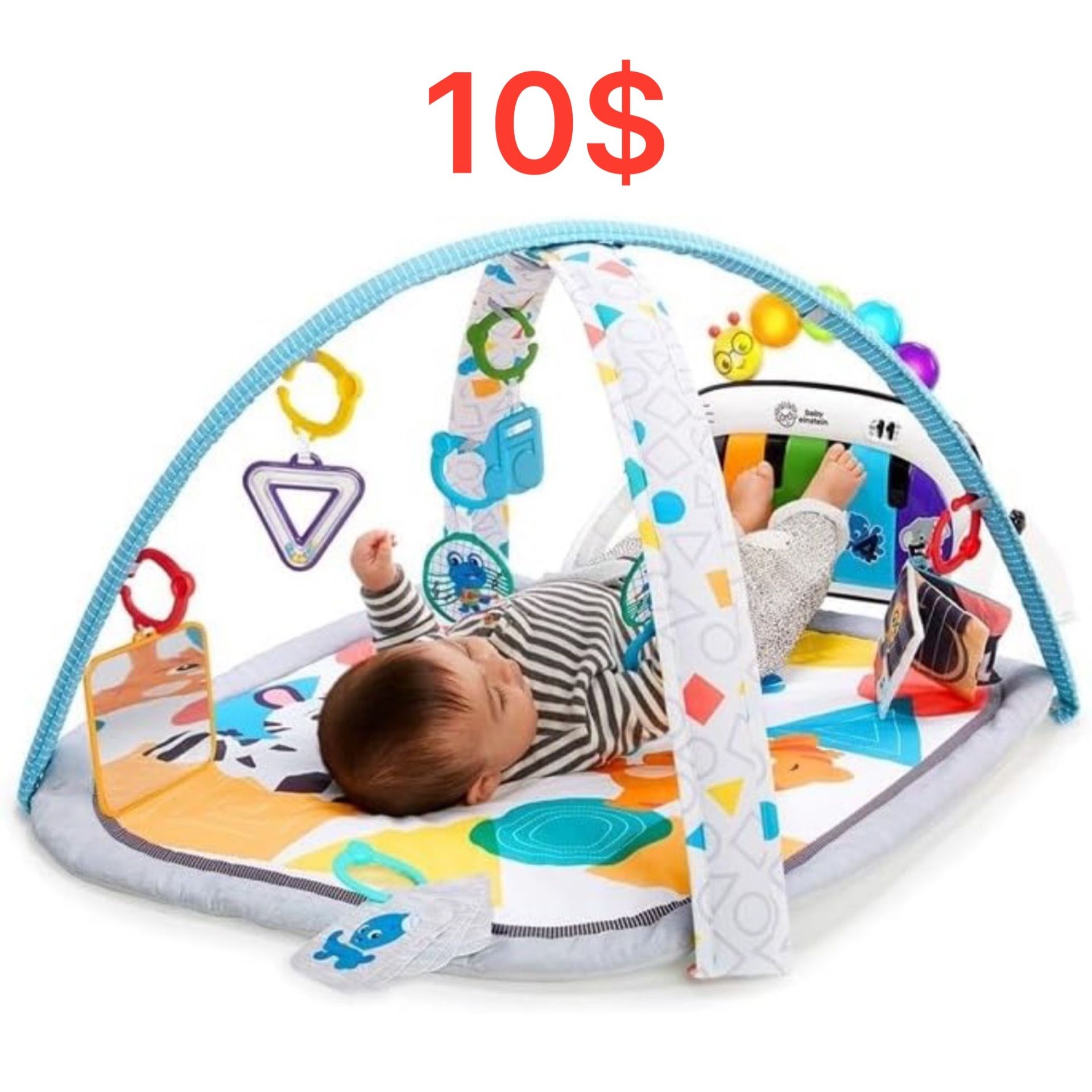 Baby Einstein 4-in-1 Activity Gym Play Mat- Complete Set