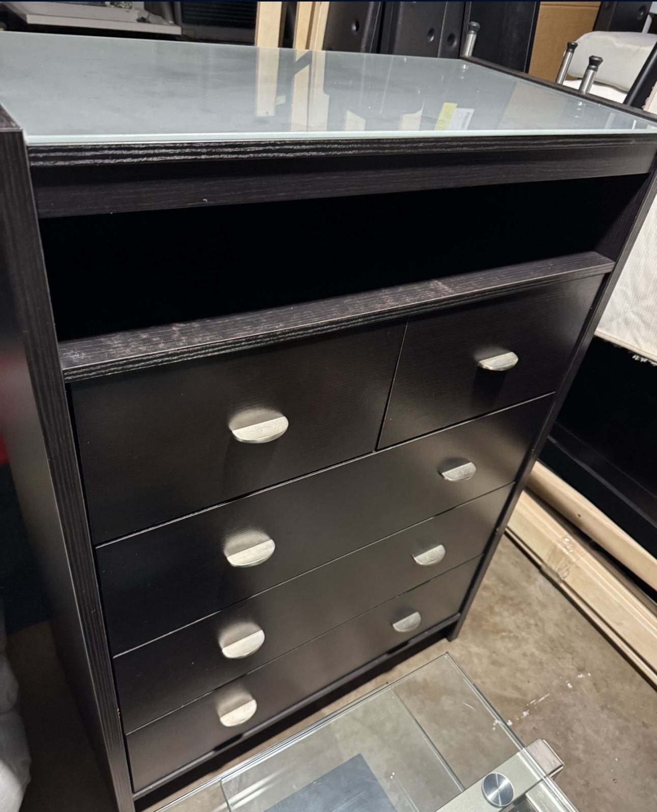 Black dresser