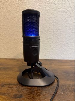 Audio-Technica AT2020USB-X Cardioid Condenser USB Microphone w/ Desktop Stand