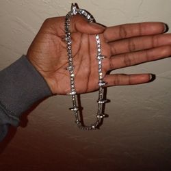 Sliver Diamond Chain