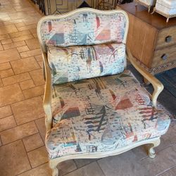 Colorful Modern Meets Old World Style Chair