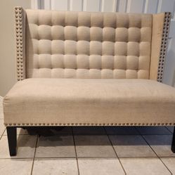 Beige Studded Satee
