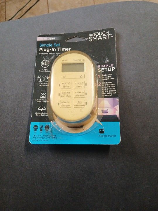 My TOUCH SMART PLUG IN TIMER