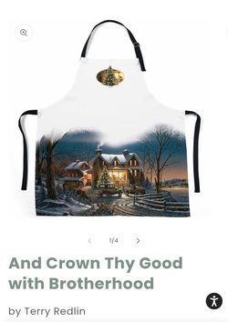 Terry redland christmas apron
