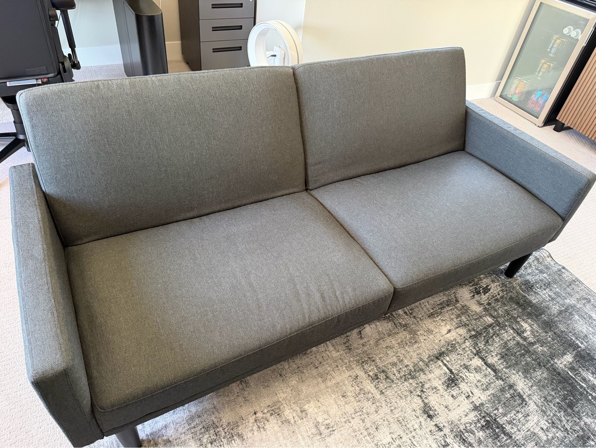 Dark Grey Futon
