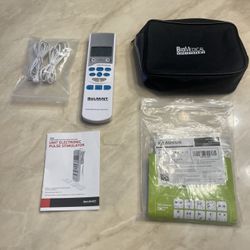 HOME TENS ELECTRONIC PULSE STIMULATOR WITH 20 BRAND NEW PADS 