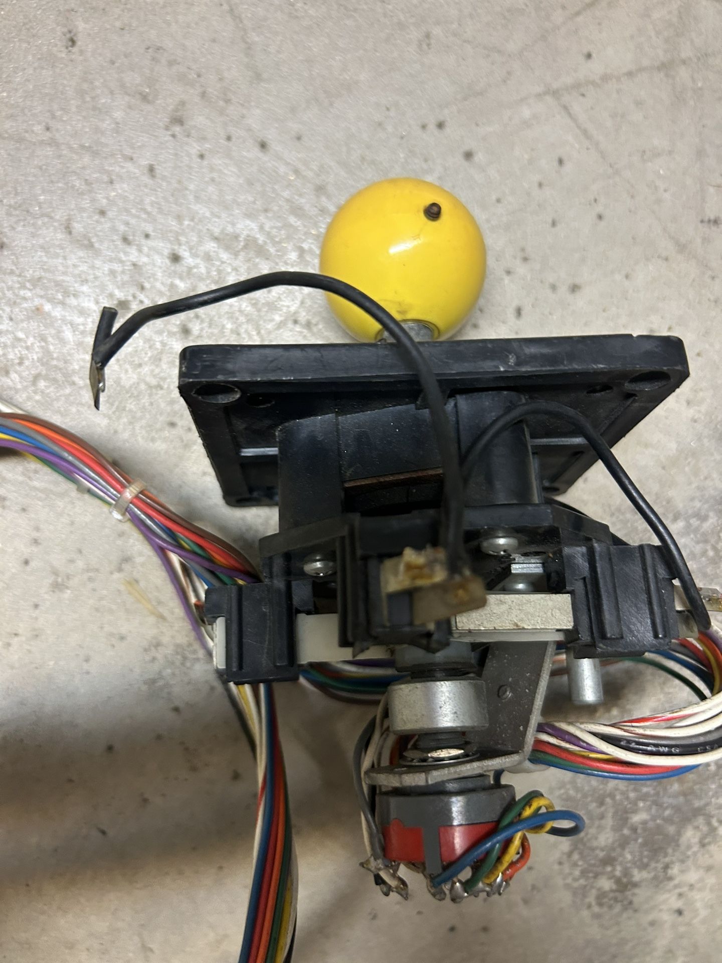 old vintage Working Rotary Joystick Leaf Switch ARCADE video GAME Part b27-19