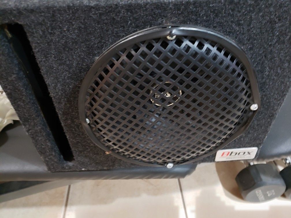 10"INCH SUBWOOFER WITH PORTED BOX AND GRILL