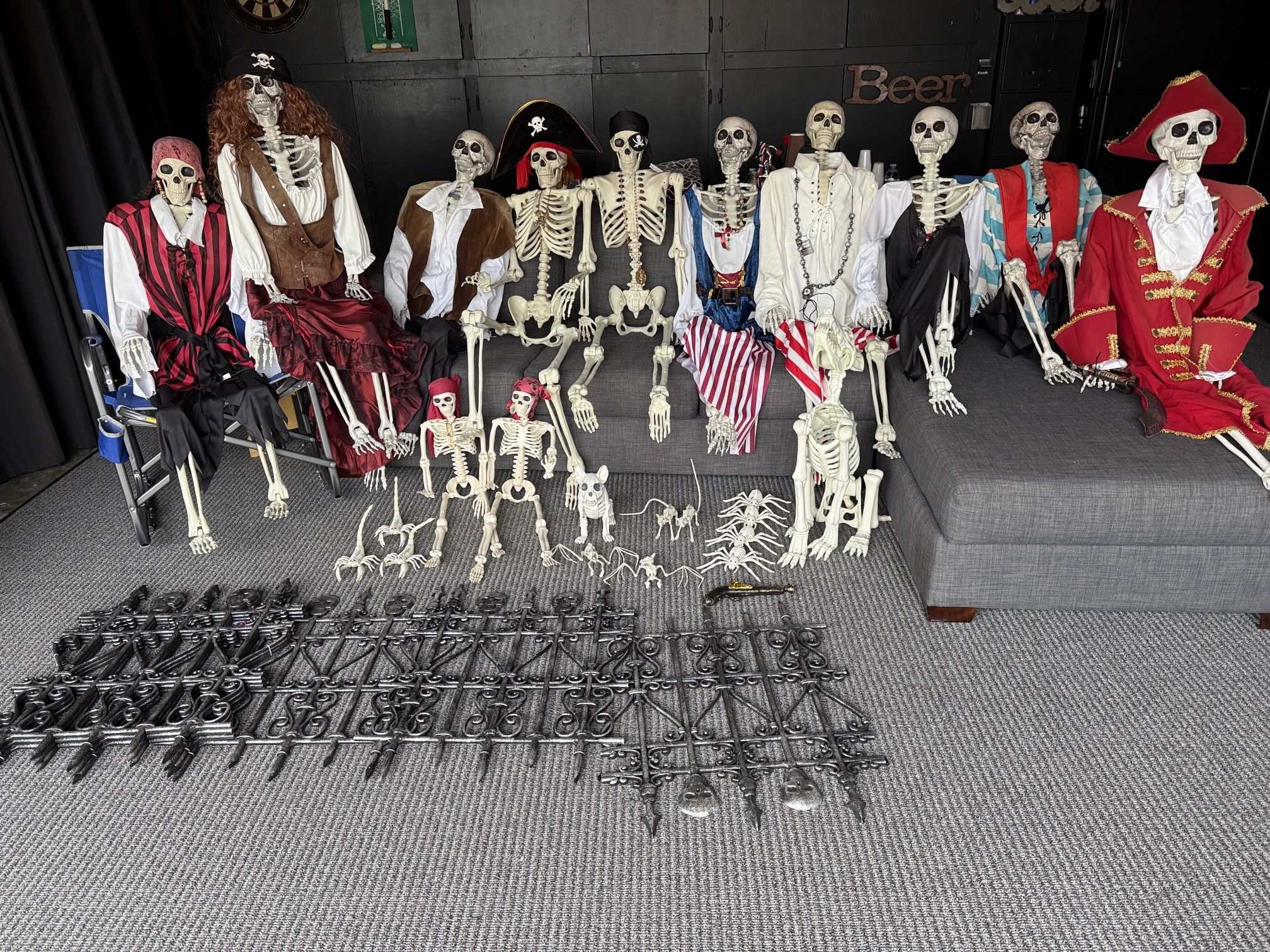 Entire Lot Of Skeletons And More