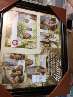 NEW family picture frame