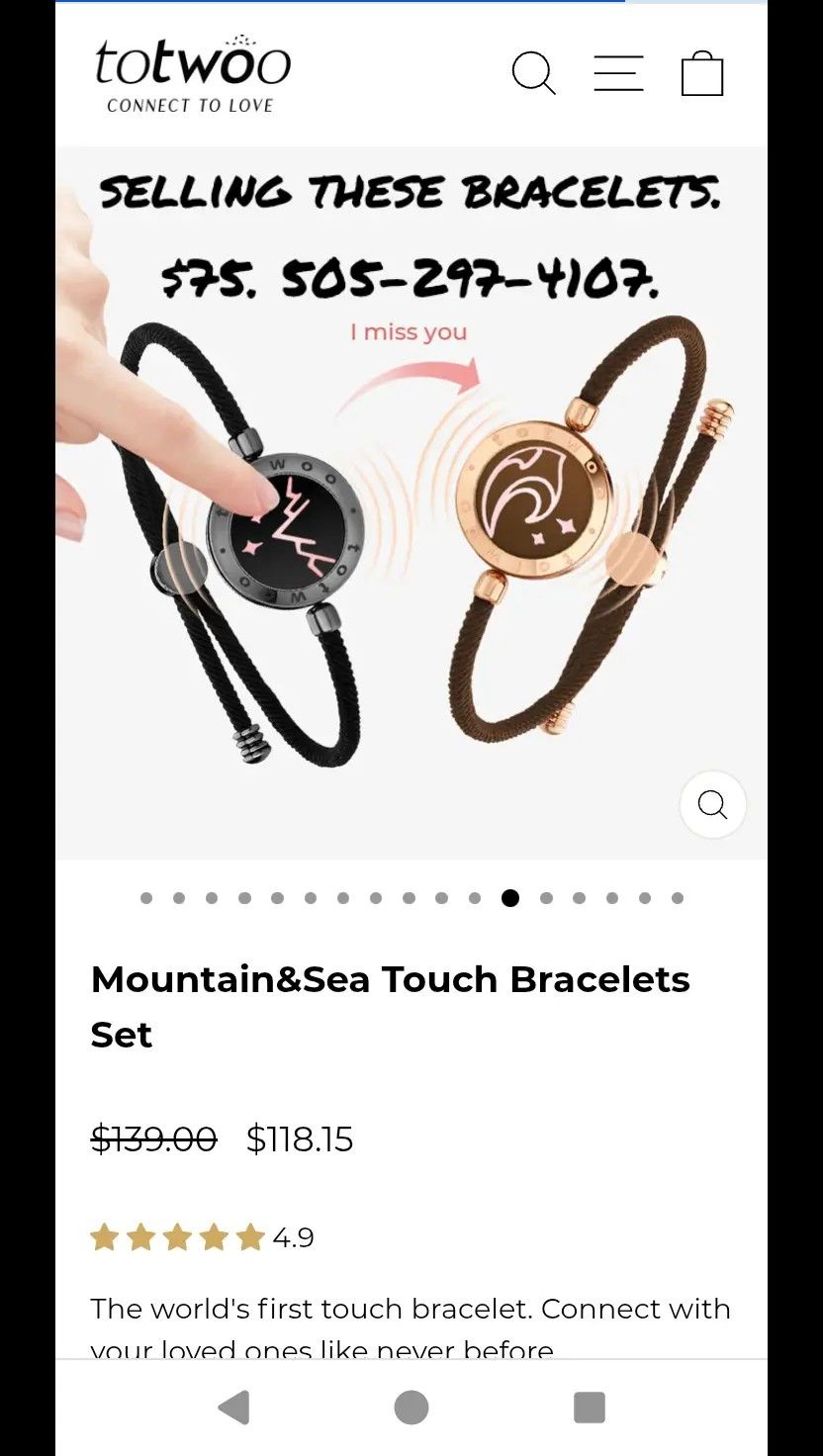 Long Distance Relationship Communication Bracelets