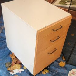 Ikea Rolling 3 Drawer File Cabinet 