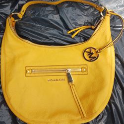 Yellow Micheal Kors Handbag 