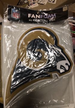 St. Louis Rams Los Angeles Rams foam 3-D walls sign