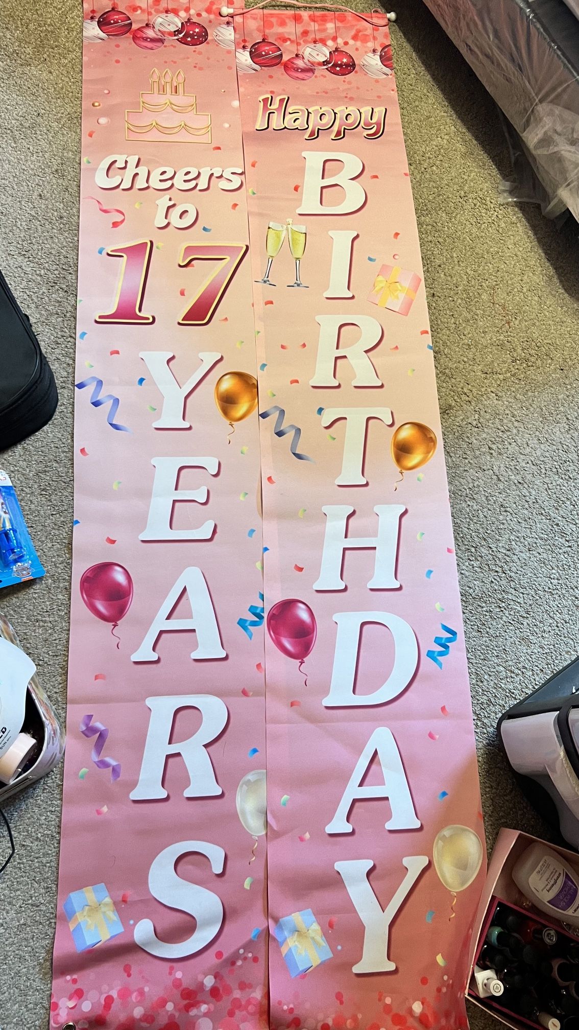 Birthday Banner For 17