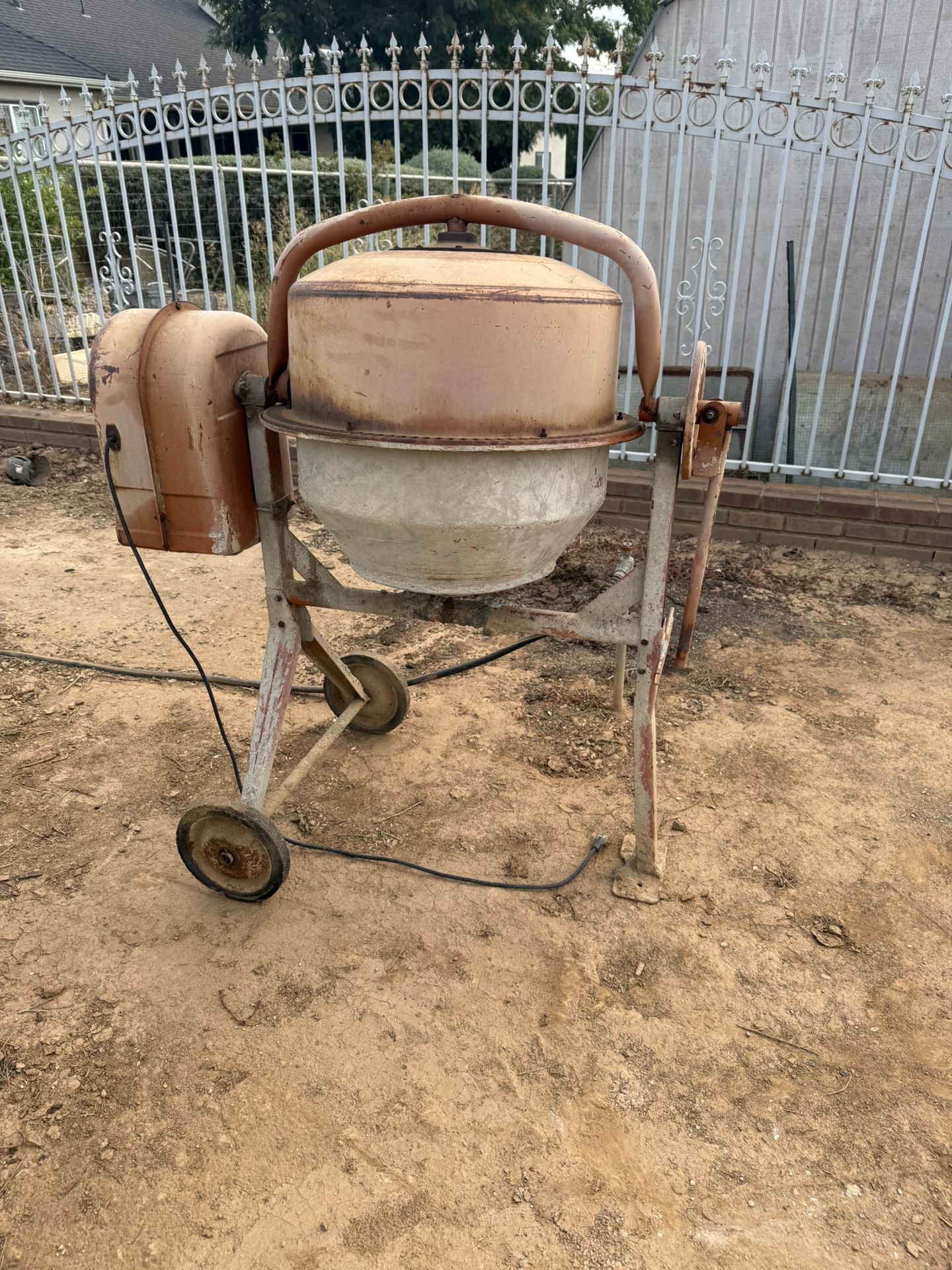 3-1/2 CF Cement Mixer.