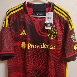 🎄Christmas Deals!! NEW Sounders Bruce Lee Jersey Authentic