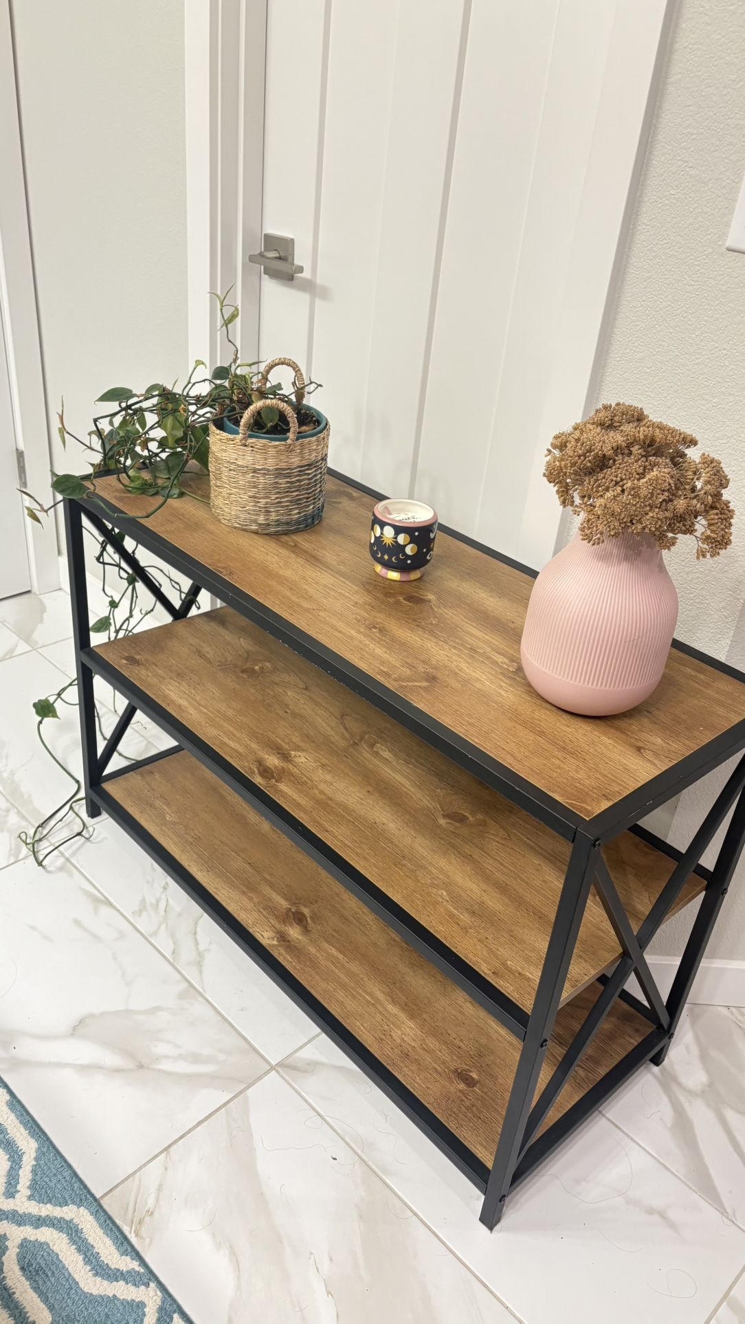 Wood Console Table Or Three Tier Table