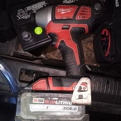 Milwaukee  Impact Driver Drill W/ M18 Battery 