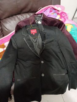 Guess Los Angeles Black Blazer Jacket y express sacos