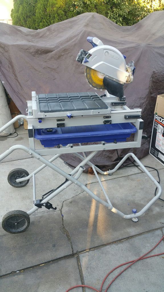 Kobalt 10" Tile saw with stand for Sale in Fontana, CA OfferUp
