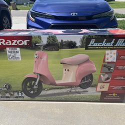 Razor Pocket Mod Miniature Euro-Style Electric Scooter - Capri Pink, 24V, up to 15 mph, for Child 8+  