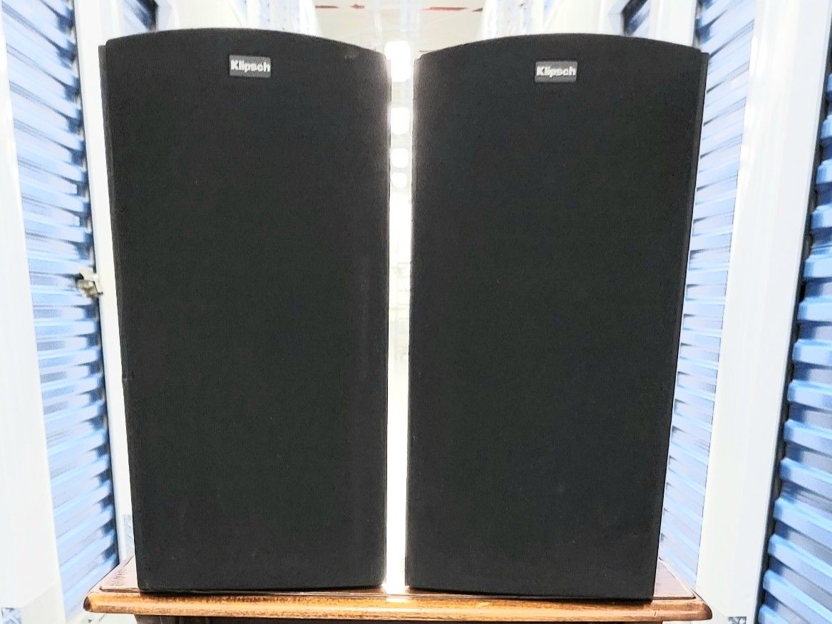 Klipsch Icon KB-15 Black Bookshelf Speakers SN 101(contact info removed)91082 (Preowned)