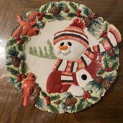 Christmas  Plate.