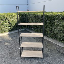 5 Tier Ladder Shelf Bookshelf 