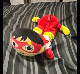 Ryan’s World Pocket Watch Zip Up Pencil Case Holder Red Superhero 2020