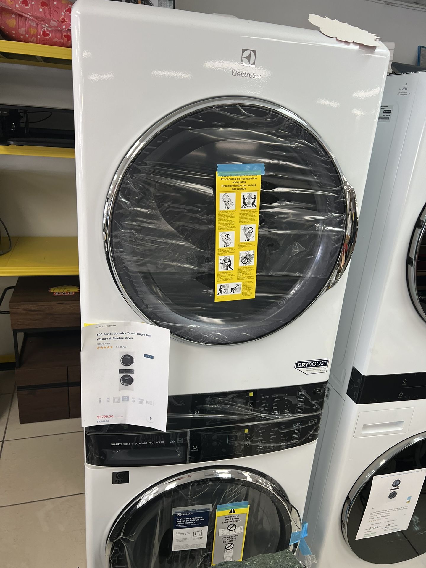 Electrolux laundry tower