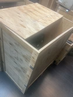 Wooden Boxes For Shipping With Cover 