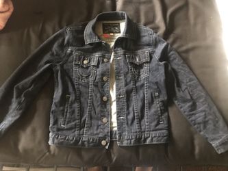 True Religion Jean Jacket (L/G) w reflective stripes