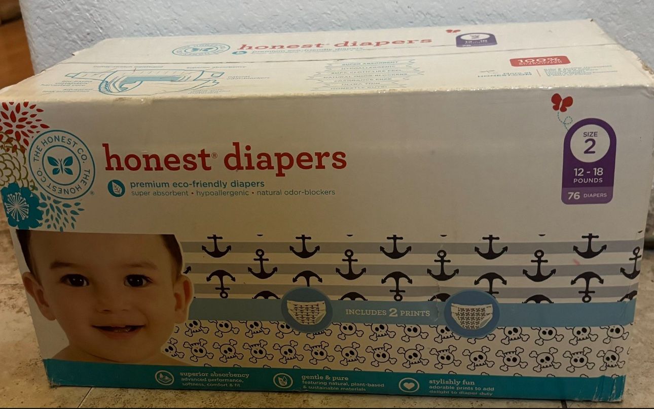 Honest Diapers Size 2