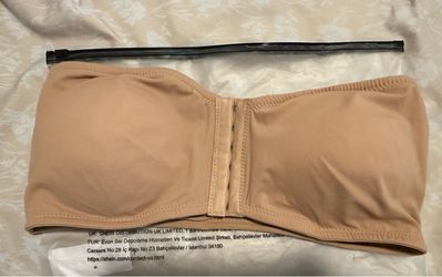 Nude Strapless Bandeau Bra