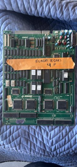 Sunset Riders PCB  4 player