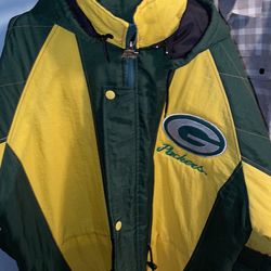 Rare Vintage Starter Green Bay Packers Parka Jacket