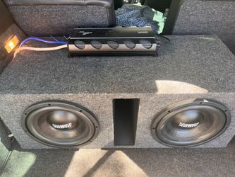2 10inch subwoofers / amp is sold