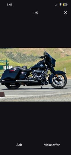 2022 Pristine Harley-Davidson Street Glide Motorcycle 75 miles