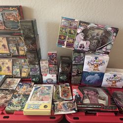Sealed English And Japanese Pokemon 
