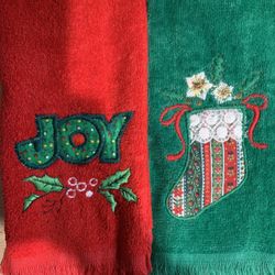 ♥️(2) Mini Towels, & Hot Pad 🎄