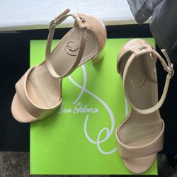 Brand new Sam Edelman size 10 block heel with ankle strap