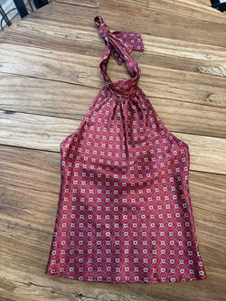Arden B Patterned halter top small