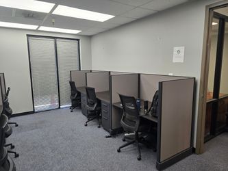 Call Center Cubicle Workstation – Compact Office Cubicle