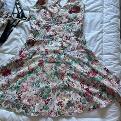 Vintage Floral Dress 